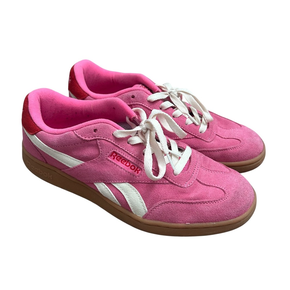 Reebok Club C Revenge Womens Pink Suede Gum Sole Sneakers FFC0092429 Size 9